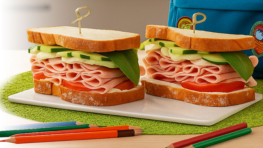 Recipe: Lunch de 10 Sandwich con Jamón de Pavo Corona