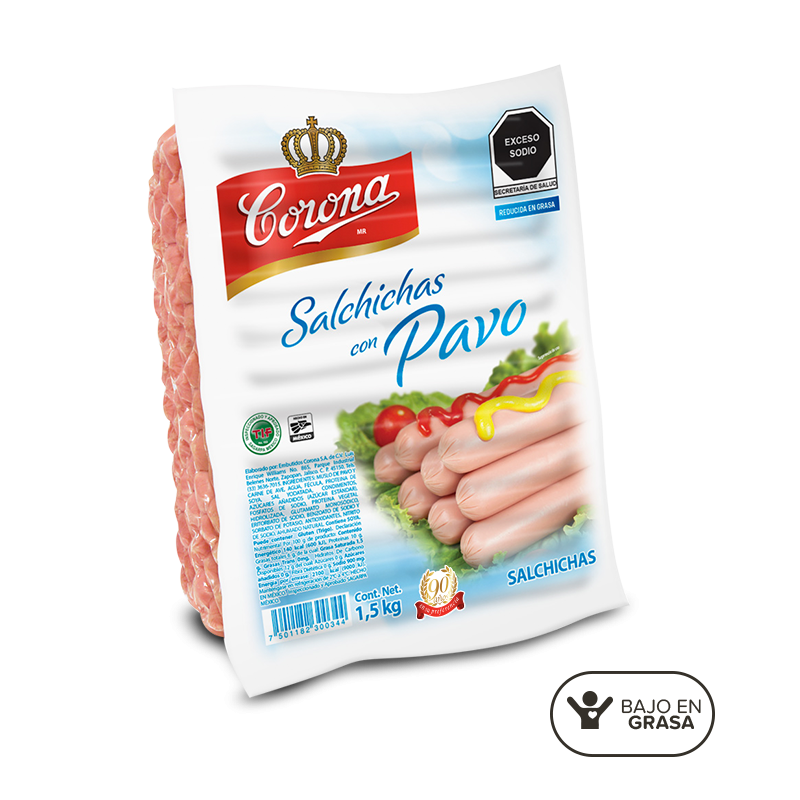 Salchichas con Pavo