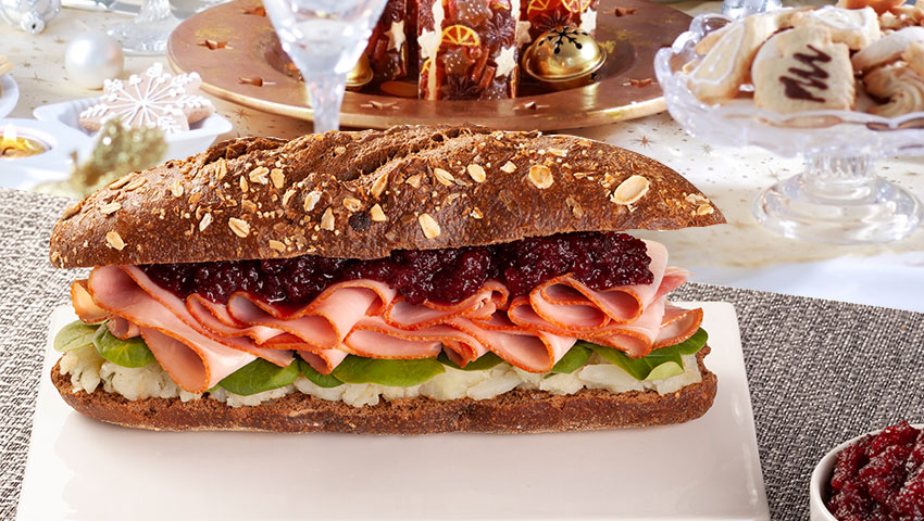 Recipe: Baguette de Pierna de Cerdo Navideña Corona con arándanos