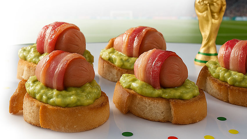 Recipe: Tapas Mundialistas con Salchichas Cocktail Corona